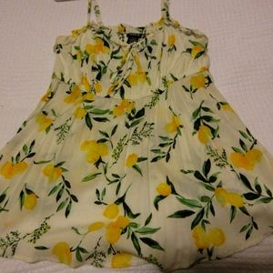 Torrid yellow floral cami